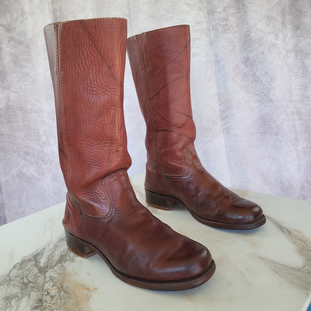 Vintage FRYE USA Campus Boots Size 10 M Men's